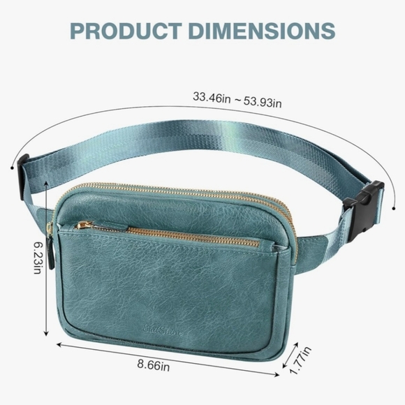 Unisex Crossbody Fanny Packs - Picture 3 of 16